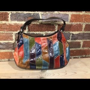 Fossil Patchwork Leather Purse